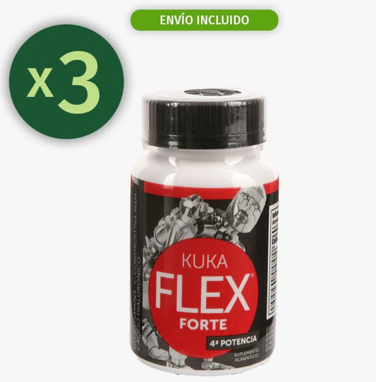 Paquete de 3 KukaFlex Forte 30 capsulas