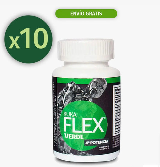 Paquete 10 KukaFlex Verde (30 tabletas)