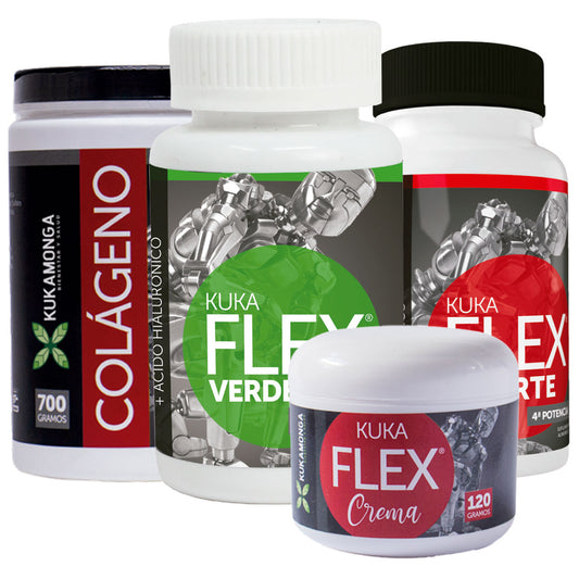 Kukaflex Forte + Verde + Crema + Colágeno